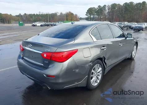 2016 Infiniti Q50 2.0T Premium z USA, uszkodzony, nr VIN JN1CV7AR6GM250515